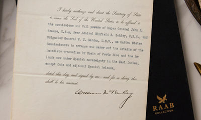 President William McKinley Orders the Carrying out of a Key Peace Term of the Spanish American War, and the American Seizure of the Last Vestiges of Spain’s American Empire, Initiated by Christopher Columbus