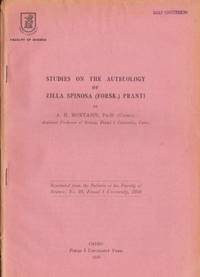Studies on the Autecology of Zilla Spinosa…