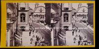 Looking Up Nassau St. from the Corner of Wall, Showing the Post-Office by E. & H. T. Anthony & Company - Circa, 1860.