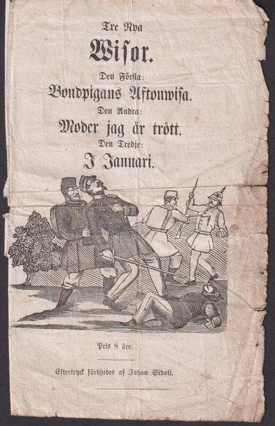 Tre nya wisor. Den första: Bondpigans aftonwisa.…