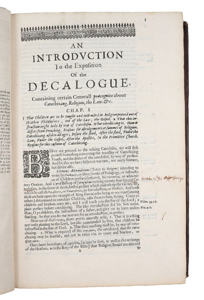 The pattern of catechistical doctrine at large or A learned and pious exposition of the Ten Commandments. With an introduction, containing the use and benefit of catechizing, the generall grounds of religion, and the truth of Christian religion in par... (photo 3)