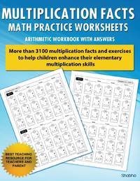 Multiplication Facts Math Worksheet Practice Arithmetic Workbook With Answers: Daily Practice...