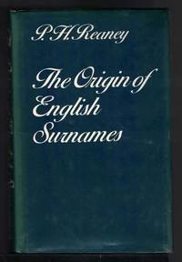 THE ORIGIN OF ENGLISH SURNAMES