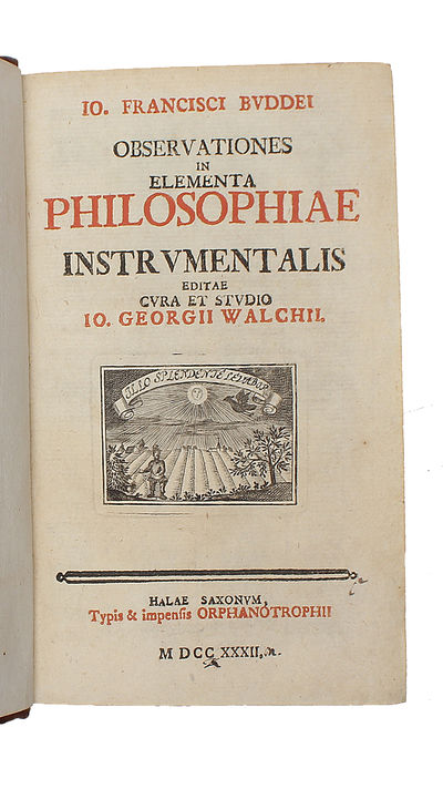 Observationes in elementa philosophiae instrumentalis. (photo 2)