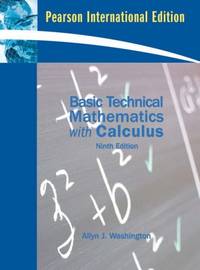cover of Basic Technical Mathematics with Calculus: International Edition