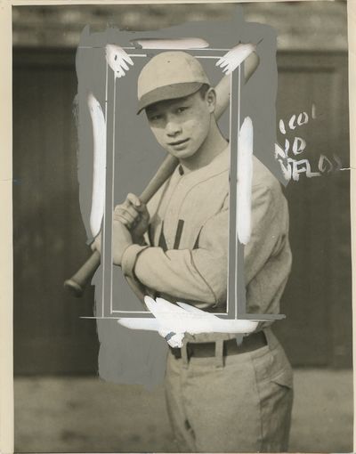 1925 Portrait of “Mike” Foon Kai-Kee of Yale, the Only Chinese Student Playing for an American College Baseball Team