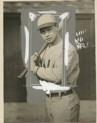 1925 Portrait of “Mike” Foon Kai-Kee of Yale, the Only Chinese Student Playing for an American College Baseball Team