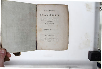 Preisschriften und Abhandlungen der Kayserlichen freyen ökonomischen Gesellschaft zu St. Petersburg. Erster Theil (all). (photo 2)