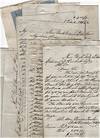GROUP OF NINETEEN (19) LETTERS FROM GORDON TO EDWARD D. KIMBALL AND A FEW OTHERS, DATED 28 JANUARY 1862 TO 21 AUGUST 1862, INCLUDING THREE LETTERS WRITTEN TO GORDON, PLUS THREE (3) RECEIPTS