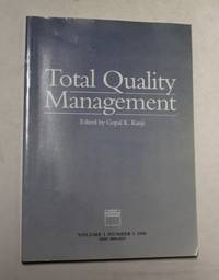 Total Quality Management Volume 1 Number 1