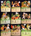 Collection of 19 Colored Pressed & Die-Cut Souvenir Boards from Kramer's German Bakery Pastries 1643 Second Ave. New York