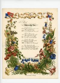 Love Poem - "With an early Rose" Finely illustrated whimsical Flower children