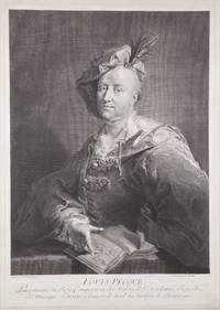 Fine large half-length engraving of this important choreographer and dancing master by François Chereau (1680-1729) after Robert Tournières (1667-1752)