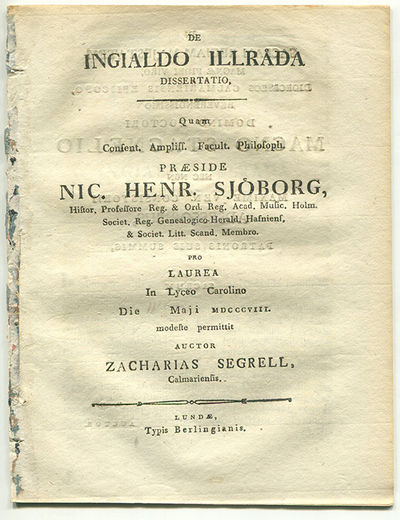 De Ingialdo Illråda dissertatio. A.a.