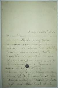 Handwritten letter with High School or College football anecdotes. Superior, Wisconsin vs....