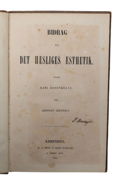 Bidrag til et hæsliges Æsthetik. Efter Karl…