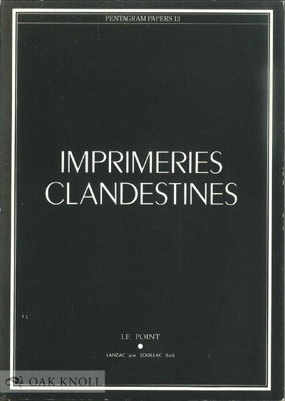 IMPRIMERIES CLANDESTINES