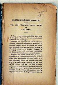 Sur Les Phenomenes de Diffraction Produits Par Les Reseaux Circulaires