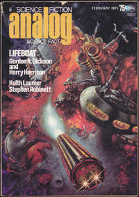 Analog Science Fiction / Science Fact, February 1975 (Volume 95, Number 2) by Ben Bova; Gordon R. Dickson; Harry Harrison; Bob Chuck Wilson; Bob Buckley; Stephen Robinett; Keith Laumer; James E. Oberg - February 1975