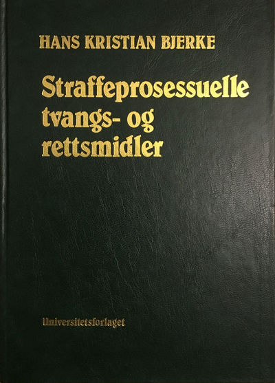 Straffeprosessuelle tvangs- og rettsmidler (photo 1)