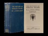 The Return of Sherlock Holmes