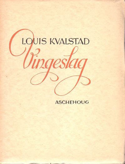 Vingeslag. Nye dikt. Annet opplag.