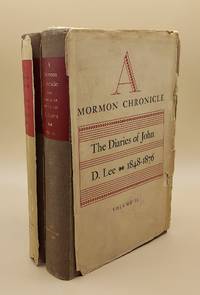 A Mormon Chronicle: The Diaries of John D. Lee, 1848-1876 [Two-volume set, inscribed, and with letter from Cleland laid in]