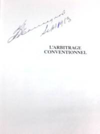 L' Arbitrade Conventionnel