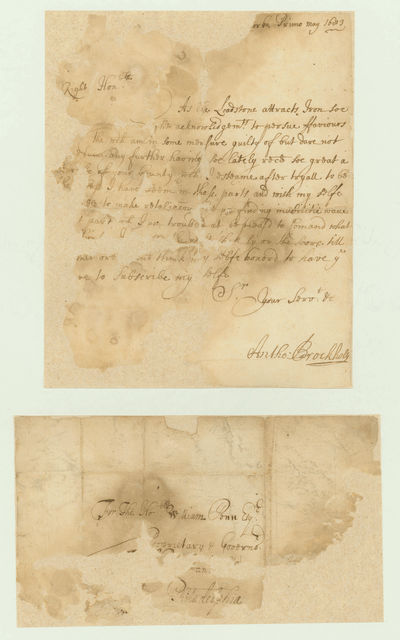 The Acting Governor of New York Thanks William Penn for a Gift