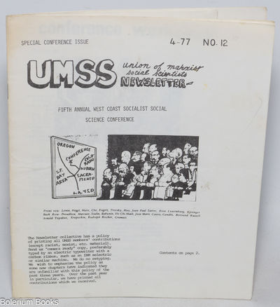 UMSS newsletter; Union of Marxist Social Scientists: No. 12 (April 1977)