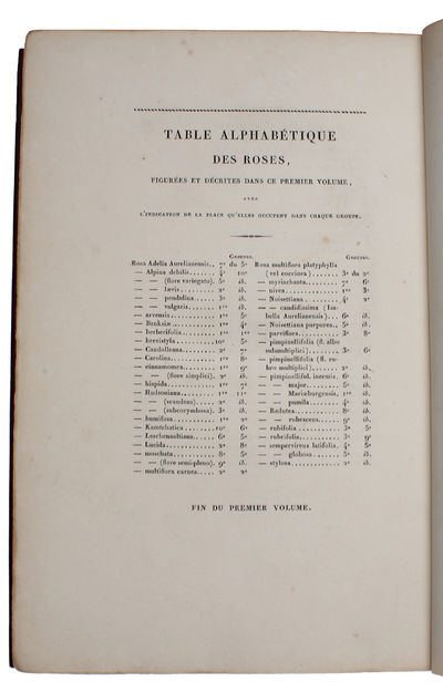 Les Roses. Vol I (out of 3). - [THE MOST CELEBRATED OF ALL FLOWERBOOKS] (photo 9)