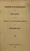 CHARTER OF INCORPORATION AND BY-LAWS, OF THE POTOMAC FIRE INSURANCE COMPANY OF GEORGETOWN, D. C.