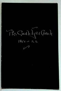 The Candlelight Concerts, 1955-56. The Peabody Conservatory Concert Hall