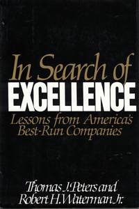 image of In Search Of Excellence lessons from america's best run companies
