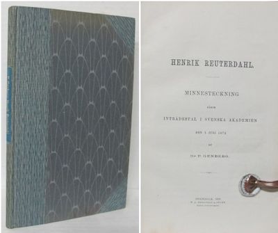 Henrik Reuterdahl. Minnesteckning såsom…