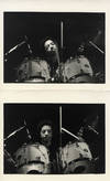 TONY WILLIAMS PLAYING THE DRUMS (ca. 1975) Set of 2 photos