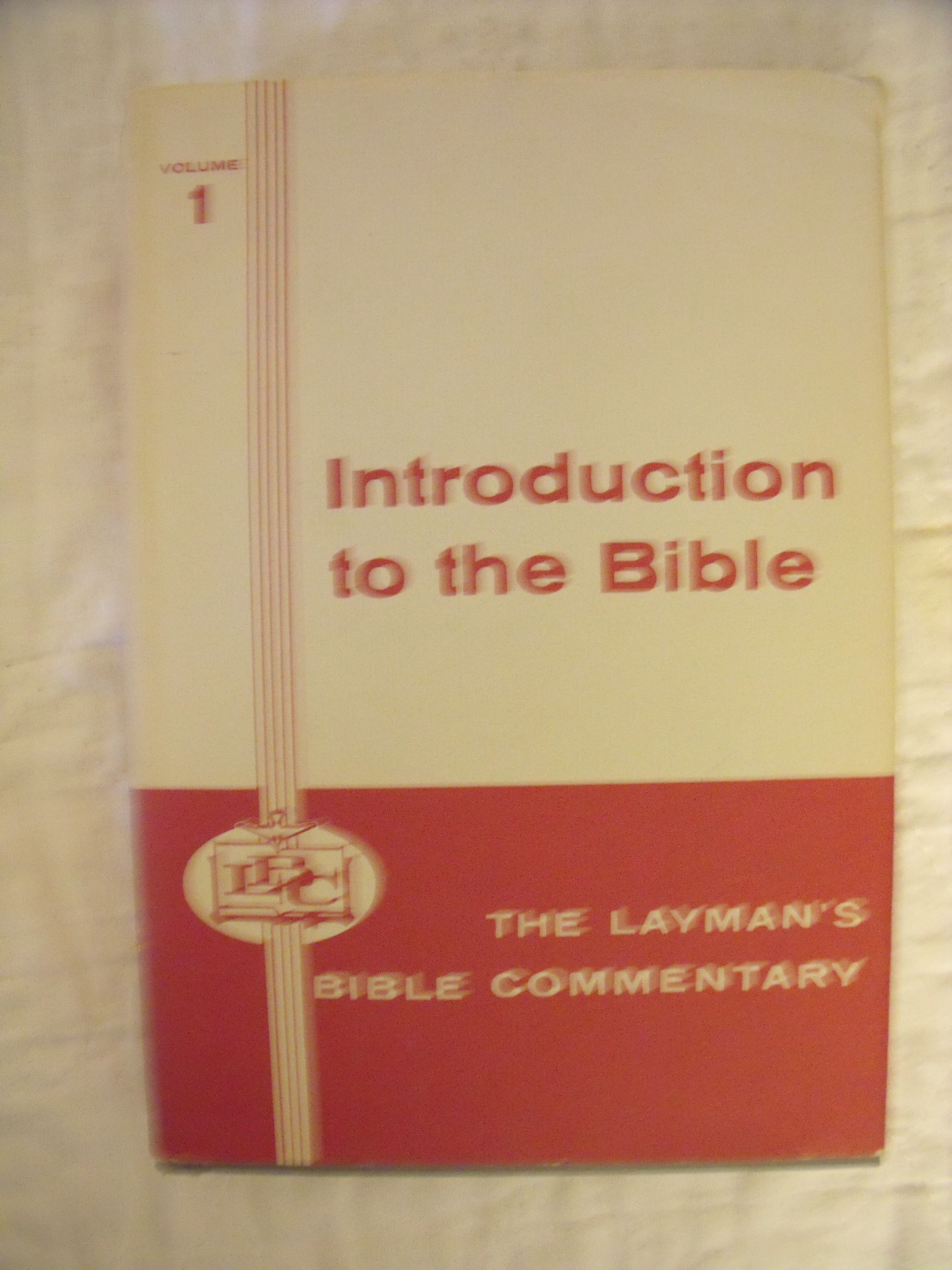 The Layman's Bible Commentary Introduction to the Bible Volume 1 by