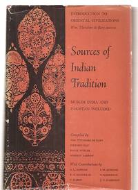 cover of Sources of Indian Tradition Muslim, India and Pakistan Included