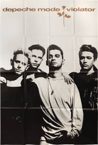 Original jumbo oversize UK record store poster for Depeche Mode's 1990 release Violator