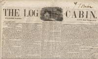image of The Log Cabin by H. (Horace) Greeley, 30 Ann-Street. Vol. 1 new Series. New-York, Saturday, June 12, 1841. No. 28.