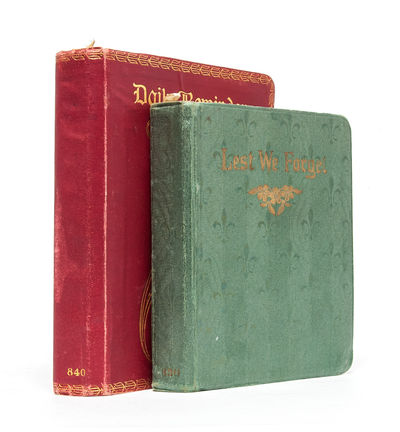 Pair of diaries documenting ten important years in the life of a young woman