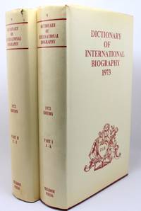 cover of DICTIONARY OF INTERNATIONAL BIOGRAPHY VOLUME NINE