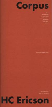 CORPUS. Lyrics and letterforms by HC Ericson.