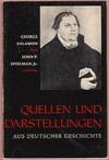Quellen und Darstellungen aus Deutscher Geschichte