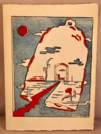 cover of original Christmas card, poem: "Down in yon forest there stands a hall