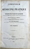 Compendium de médecine pratique ou exposé analytique et raisonné des travaux contenus dans les principaux traités de pathologie interne. 8 vols. P. Ricord copy