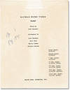 Batman: Mask of the Phantasm (Original screenplay for the 1993 film, actor Dick Miller's working copy)