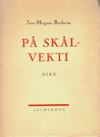 På skålvekti.