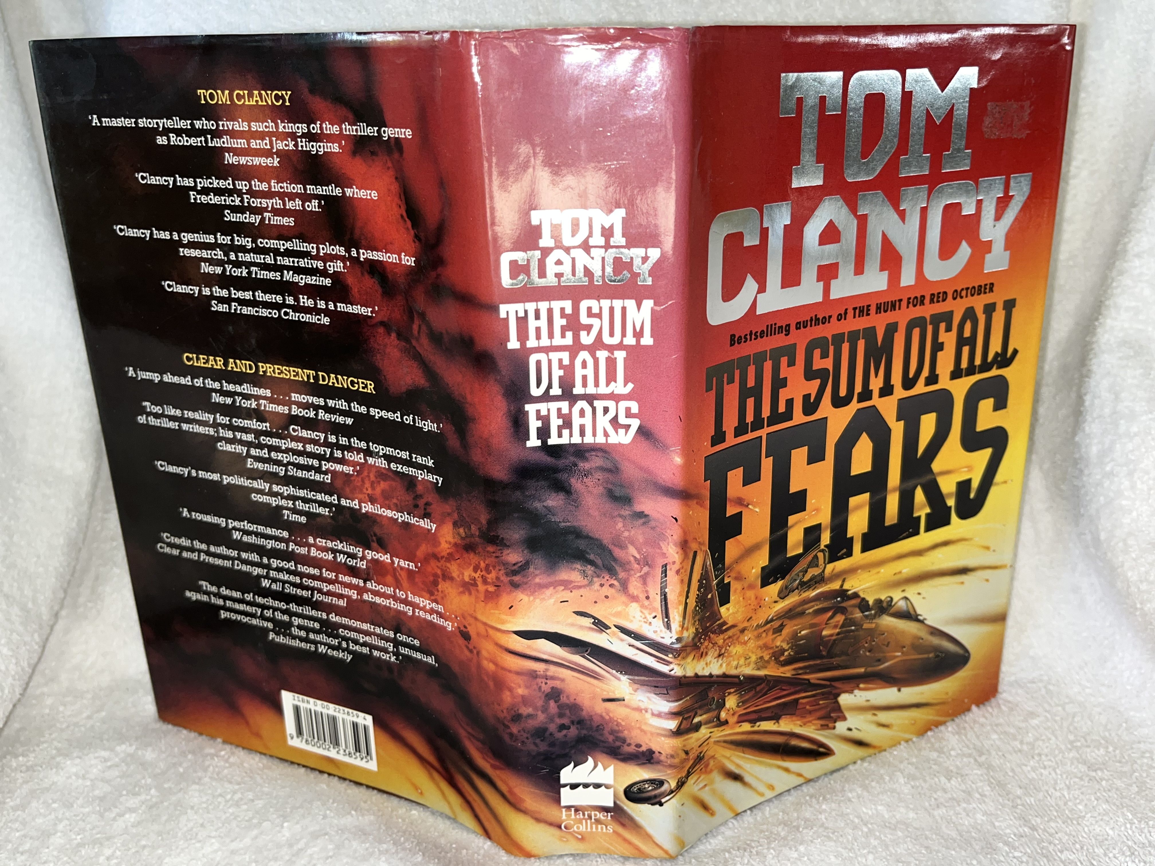 Sum of All Fears by Tom Clancy | Hardcover | 1991 | Harpercollins