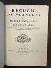 View Image 1 of 5 for RECUEIL DE PLANCHES DU DICCTIONAIRE DES BEAUX-ARTS, FAISANT PARTIE DE L'ENCYCLOPÉDIE MÉTHODIQUE PA... Inventory #1330099